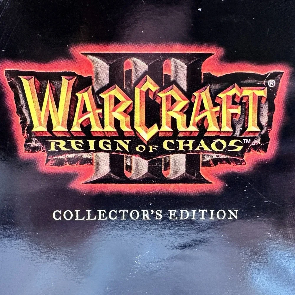 WARCRAFT III 3 Reign of Chaos Game Collector's Edition Blizzard COMPLETE Box Set